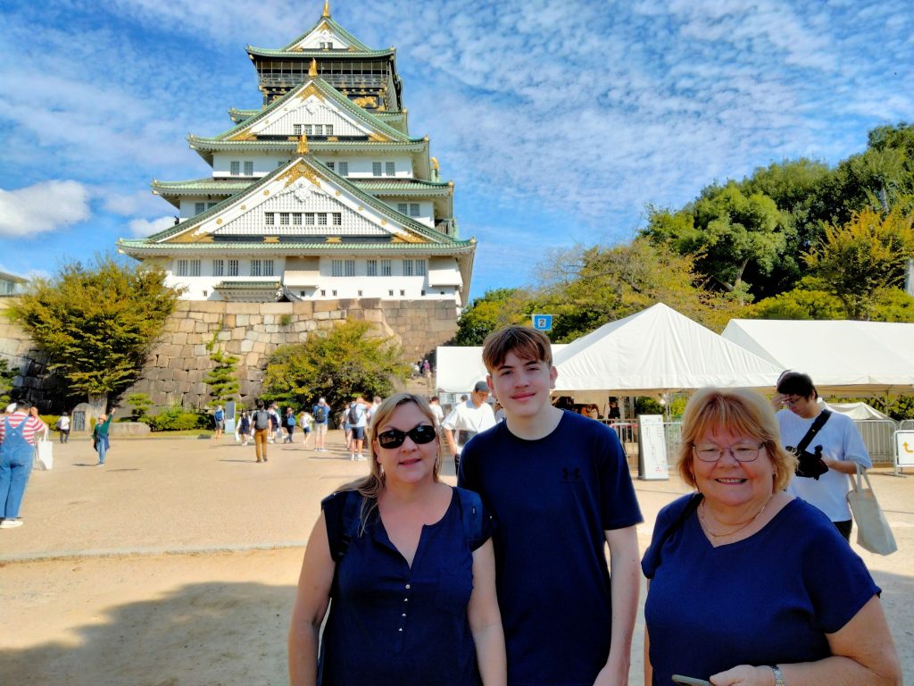 Osaka in Half a Day: Osaka Castle and stay there.