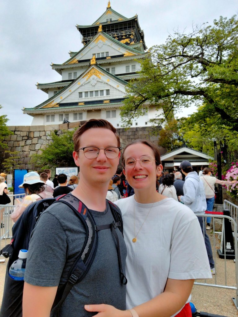 Osaka in Half a Day: Osaka Castle and stay there. & Dotonbori