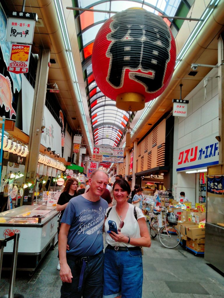 Osaka in Half a Day: Osaka Castle and stay there. & Dotonbori　