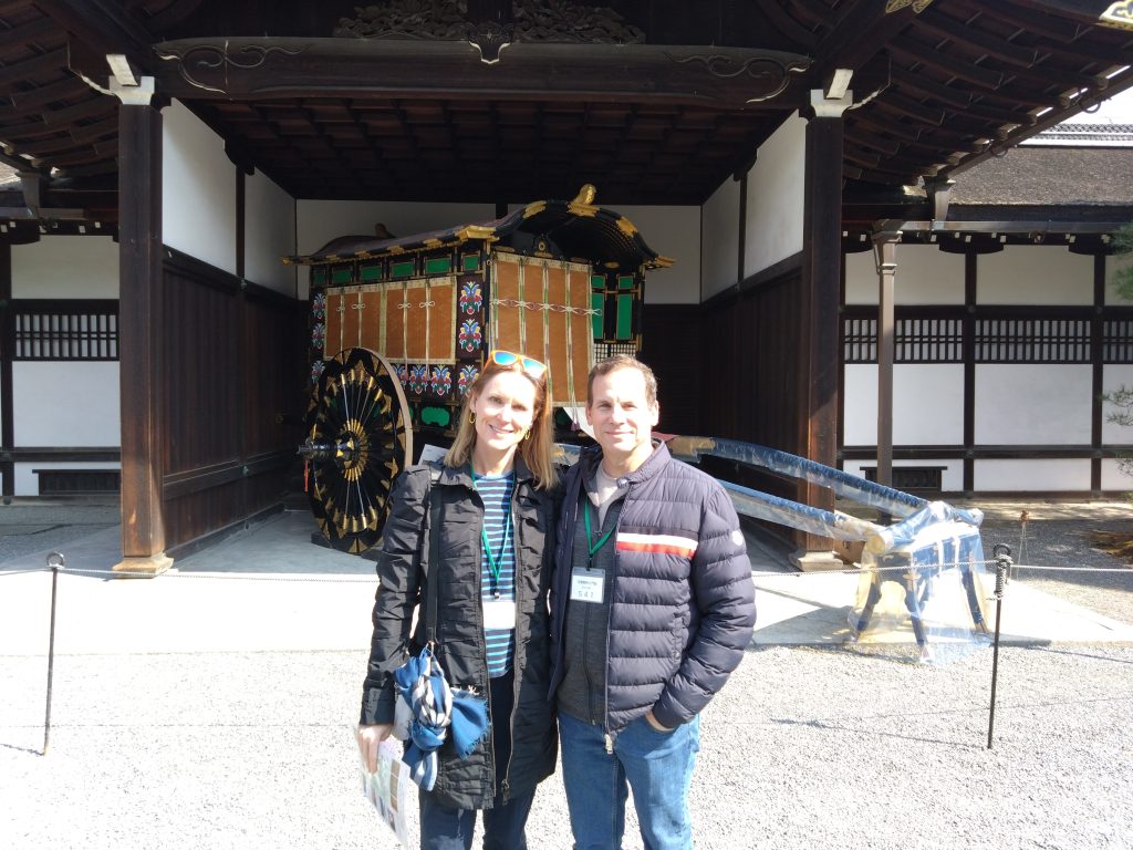 Kyoto: to 13:00  Lunch (Yudofu) & to 15:15  Kinkaku-ji Temple