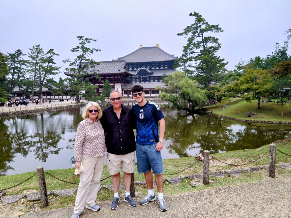 Kyoto: to 11:15   Kofuku-ji Temple & to 12:30   Todai-ji Temple