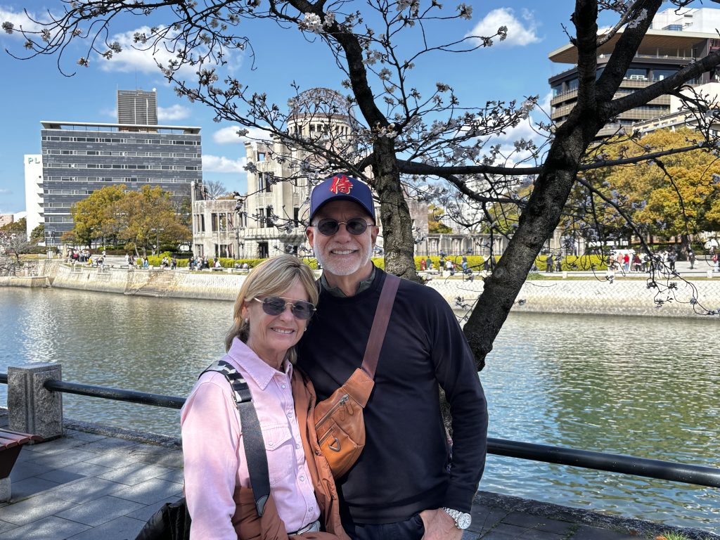 Hiroshima: To the Hotel by taxi