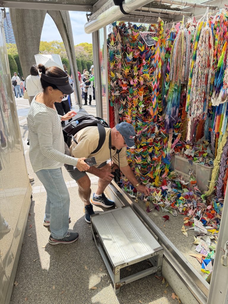 Hiroshima: Peace Memorial Park Museum & To cruise terminal by taxi